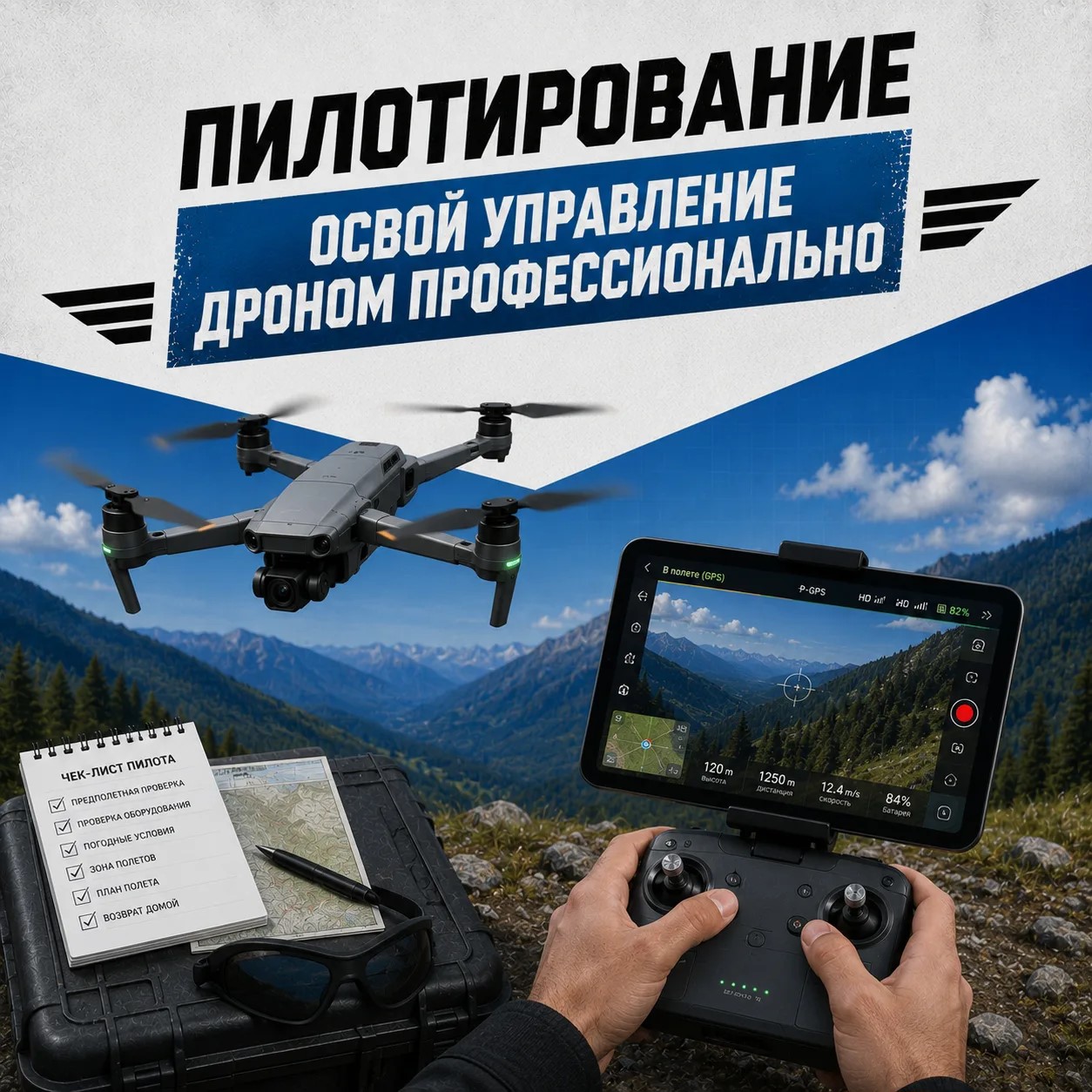 Пилотирование — практическое занятие